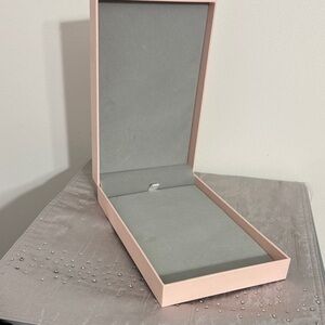Blush Pink Jewelry Display Box for Watches and Accessories